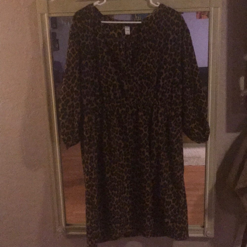 Cheetah print dress